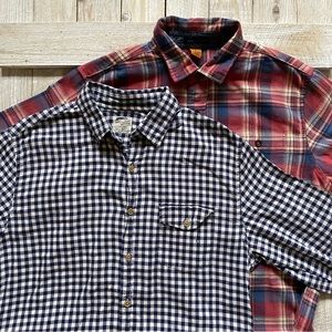 Vintage Pair of Flannel Button Ups